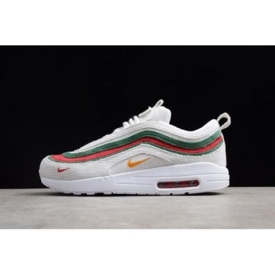 Nike Air Max 1/97 Vf Sw Beyaz / Kırmızı / Yeşil Koşu Ayakkabısı Türkiye - YYMIWZG5